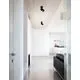 Spot mobil LED Nova Luce Miniair, 10W, 3000K, D62 mm, negru