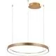Pendul LED AZzardo Agnes, 60W, auriu, dimabil