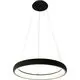 Pendul LED AZzardo Antonio, 80W, negru nisipiu, dimabil, telecomanda