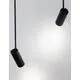 Spot mobil Nova Luce Brando, 1xGU10, negru nisipiu, incastrat, 7409604, IP20