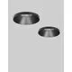 Rama spot fix Nova Luce Mea, 1xGU10, negru, incastrat, 62221