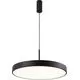 Pendul LED AZzardo Marcello, 60W, negru nisipiu, dimabil, telecomanda