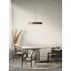 Pendul LED AZzardo Marcello, 60W, 3000-6000K, D60 cm, auriu, dimabil, telecomanda