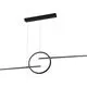 Pendul LED AZzardo Lauren A, 38W, negru, dimabil