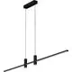 Pendul LED AZzardo Gerardo, 33W, negru, dimabil, telecomanda