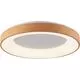 Plafoniera LED AZzardo Santana, 80W, lemn natur, dimabil, telecomanda