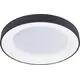 Plafoniera LED AZzardo Santana, 80W, negru nisipiu, dimabil, telecomanda