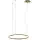Pendul LED AZzardo Halo Pendant 150, 90W, auriu, dimabil, telecomanda