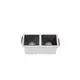 Spot fix LED Maytoni Alfa LED, 2x10W, 4000K, incastrat, filtru anti-glare, alb-negru