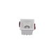 Spot fix LED Maytoni Alfa LED, 10W, 3000K, TRIAC, incastrat, filtru anti-glare, patrat, alb