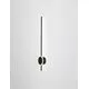 Aplica LED Nova Luce Clock, 22W, 3000K, negru nisipiu