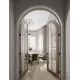 Pendul Nova Luce Blaky, 1xE14, alb opal-negru