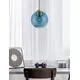 Pendul Nova Luce Midori, 1xE27, alama antica-albastru