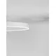 Plafoniera LED Nova Luce Motif, 60W, alb nisipiu, dimabil