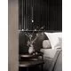 Pendul LED Nova Luce Dandia, 6W, negru