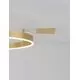 Plafoniera LED Nova Luce Motif, 60W, bronz, dimabil