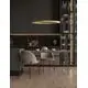 Pendul LED Nova Luce Elowen, 106W, 3000K, auriu periat, dimabil
