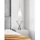 Pendul Nova Luce Livtar, 1xE27, alb satinat