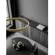 Pendul LED Nova Luce Elowen, 60W, 3000K, auriu periat, dimabil