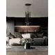 Pendul LED Nova Luce Dandia, 61W, negru, dimabil