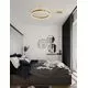 Plafoniera LED Nova Luce Motif, 45W, bronz, dimabil