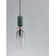 Pendul Nova Luce Murano, 1xE14 max. 5W, D108 mm, Hmax 1980 mm, auriu, verde inchis, roz, negru