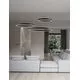 Pendul LED Nova Luce Elgema, 143W, negru nisipiu, dimabil, telecomanda