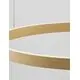 Pendul LED Nova Luce Elowen, 77W, 3000K, auriu periat, dimabil