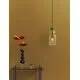 Pendul Nova Luce Murano, 1xE14, auriu-portocaliu-verde