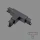 Element de conectare intermediar "T" pentru sina clasica ACB Track 3-Phase, R 1, negru