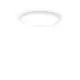 Plafoniera LED Ideal Lux Fly Slim, 26W, 4000K, negru