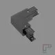 Element de conectare intermediar "L" pentru sina clasica ACB Track 3-Phase, L, negru