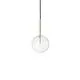 Pendul Ideal Lux Equinoxe, 1xG4, D150, auriu-negru-transparent