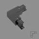 Element de conectare intermediar "L" pentru sina clasica ACB Track 3-Phase, R, negru