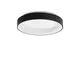 Plafoniera LED Ideal Lux Ziggy, 22W, negru-opal