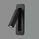 Aplica LED ACB Boheme, 3W, incastrat, swich, negru