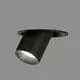 Spot mobil ACB Gina, 1xGU10, incastrat, negru
