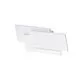 Aplica LED AZzardo Clover, 12W, 3000K, dreptunghi, alb