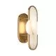 Aplica Maytoni Marmo, 1xE14, alb mat-auriu mat