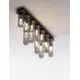 Plafoniera Nova Luce Gustave, 12xG9, fumuriu-negru