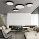 Plafoniera LED ACB Isia Pro, 50W, 4000K, negru, dimabil Dali/Push