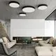 Plafoniera LED ACB Isia Pro, 30W, 4000K, negru, dimabil Dali/Push
