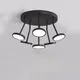 Plafoniera LED ACB Corvus, 42W, 3000K, negru