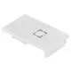 Element de capat pentru sina magnetica AZzardo Beta Track Magnetic57, alb, 68 mm