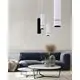Pendul tip spot LED AZzardo Galileo 1 Pendant, 15W, alb