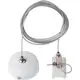 Element de suspendare 2ml pentru sina magnetica Azzardo Track Magnetic, alb