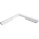 Corp de iluminat pe sina magnetica pentru colt LED AZzardo Saga, 24W, 3000K, orizontal, alb