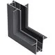 Element de conectare incastrat pentru sina magnetica AZzardo Beta Track Magnetic57, 90°, negru