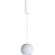 Pendul tip spot LED AZzardo Skye Pendant, 12W, alb