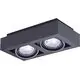 Spot mobil AZzardo Nikea, 2xGU10 tip ES111, negru